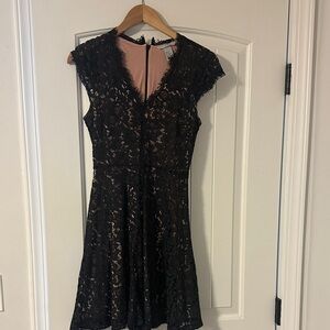 Elegant Black Lace Dress H&M